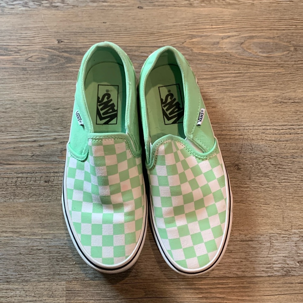 Mint green Vans